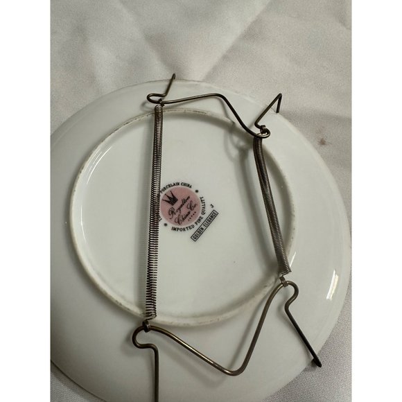 Vintage Hand Painted Mushroom Plate Royalton China Japan - Picture 6 of 6